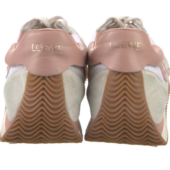 Loewe Women's powder Pink and White Sneakers - Picture 4 of 5